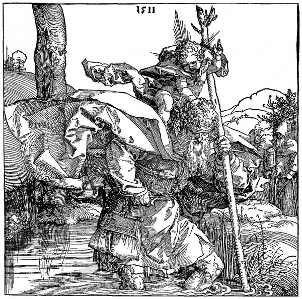 Saint Christopher by Albrecht Durer